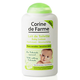 Lotion làm sạch và dưỡng ẩm da cho bé Baby Lotion - Corine de Farme (250ml)