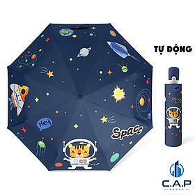 Mua Ô dù trẻ em cho bé gái bé trai che mưa nắng gấp gọn mini có HÌNH THÚ ngộ nghĩnh hoạt hình TỰ ĐỘNG và THỦ CÔNG - MS130