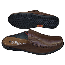 Dép Bít Mũi Nam HÀ NAM Da Bò Thật Cao Cấp GSB2083