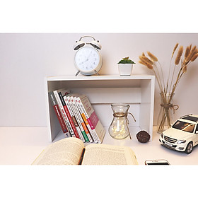 Mua Kệ  Giá Sách Gỗ Để Bàn  Trang Trí Lắp Ghép Tiện Lợi  Nhẹ  Nhỏ Gọn Đa Năng Thông Minh Cao Cấp Nội Thất ZAPI - Màu Trắng