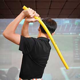 Lightweight Golf Swing Trainer Aid Practice Comfortable Grip Warm up Stick
