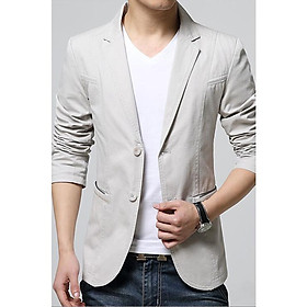 Áo vest, áo khoác vest nam dài tay phong cách hàn quốc cực cá tính, sang chảnh và tinh tế, thoáng mát đứng phom - T18