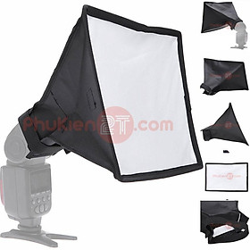  Hộp tản sáng đèn flash rời - softbox flash diffuser - kích thước lớn 20x30cm