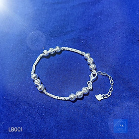 Lắc tay bạc nữ, lắc tay bạc FARRA 925 -LB001