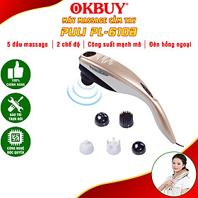 Máy massage cầm tay toàn thân 5 đầu Puli PL-610B