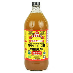 Giấm táo hữu cơ Organic Bragg (946ml)