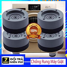 Mua HÀNG VIỆT NAMCOMBO 4 Miếng Đệm Cao Su Lót Chân Máy Giặt Chống Rung Lắc Tuyệt Đối