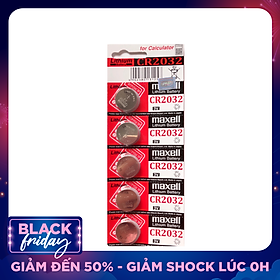 Vĩ 5 viên pin Maxell dòng cao cấp CR2032