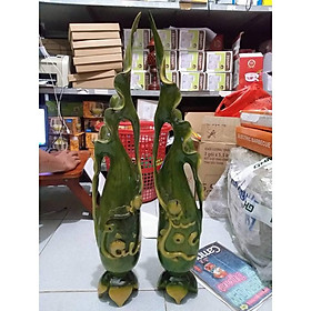 Mua Cặp lục bình gỗ đổi màu cao 70cm