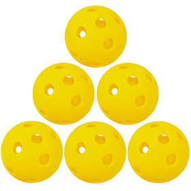 Quả bóng chơi bóng bàn 26 lỗ-Màu vàng-Size 6 cái