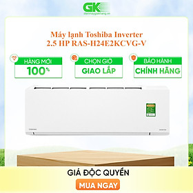 Máy lạnh Toshiba Inverter 2.5 HP RAS-H24E2KCVG-V-Hàng Chính Hãng-Giao Hàng Toàn Quốc