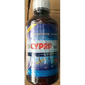 Chế phẩm trừ muỗi và côn trùng CyPra nhập khẩu Ấn độ lọ 1 lít