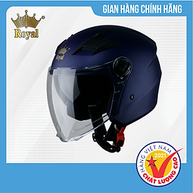 Mũ Bảo Hiểm 3/4 Đầu Royal M268 2 Kính Thời Thượng, Tiện Nghi