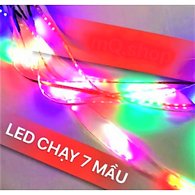 CỰC CHẤT VỚI 1 DÂY LED TRANG TRÍ XE MÁY XE HƠI ÔTÔ XE ĐẠP ĐIỆN KIỂU LED CHẠY ĐUỔI NHIỀU MÀU CỰC ĐẸP HÀNG CHUẨN