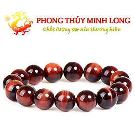 Mua Vòng tay đá mắt hổ Đỏ Nâu chất lượng 5A hợp mệnh Hỏa và Thổ