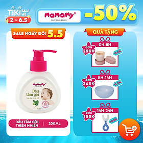 Dầu Tắm Gội Thiên Nhiên Mamamy 200ml