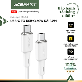 Cáp Acefast USB-C to USB-C (1.2m) - C2-03 Hàng chính hãng Acefast
