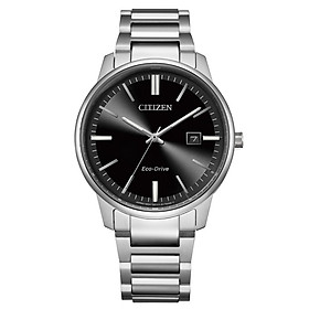 Đồng Hồ Nam Citizen Dây Thép Không Gỉ BM7521-85E - Mặt Đen (Sapphire)