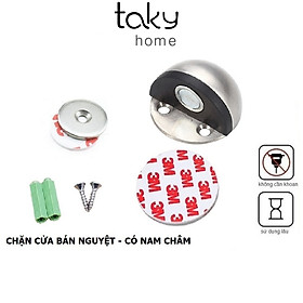 Mua Chặn Cửa Bán Nguyệt  Chặn Cửa Nam Châm  Chặn Cửa Inox Siêu Bền  Siêu Chắc Chắn  Sử Dụng Miếng 3M Dán Sàn  Không Bắt Vít - TakyHome 1200