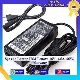 Mua Sạc cho Laptop IBM Lenovo 16V -4.5A 65W Đầu vàng - Hàng Nhập Khẩu New Seal