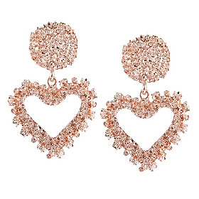 Fashion Love Heart Earrings Drop Ear Studs Charms Women Jewelry