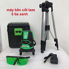 Mua Máy cân mực bằng tia Laser  tia xanh phát ra  tia laser màu xanh đứng vuông góc với 1 tia laser ngang và 1 chấm dọi