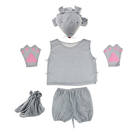 Little Kids Pajama Shorts Pajamas Nightwear 5 Pcs Set Summer Clothes Outfit