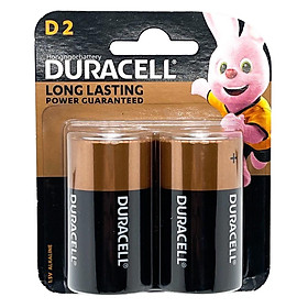 Vỉ 2 Viên Pin Đại ( Pin D ) 1,5V DURACELL Siêu Bền - Hàng chính hãng