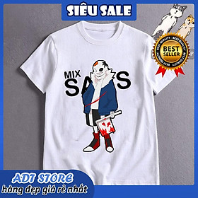 Áo Thun Trẻ Em In Hình Mix Sans Undertale Ngầu cực chất giá siêu rẻ