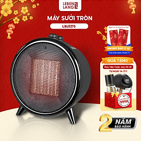 Mua Máy sưởi mini dáng tròn Lebenlang LBL0275  công suất 1500W  làm ấm góc rộng  nóng nhanh  nhỏ gọn tiện lợi - hàng chính hãng