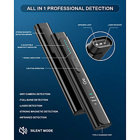 Mua ROGTZ - Máy Dò Camera  Ghi Âm WT16 Dải tần quét rộng 50MHz - 6GHz Dò tín hiệu Wifi RF Radio GPS Sóng điện thoại Nhỏ gọn Tiện lợi Dễ sử dụng Riêng Tư Văn phòng Nhà ở Khách sạn Phòng Thay đồ An toàn - Hàng Chính Hãng