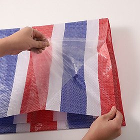 Mua Bạt kẻ sọc khổ 4M che mưa nắng  dùng đổ trần