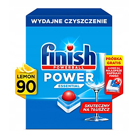 Viên Rửa Chén Bát Finish Power Essential - Viên 6 chức năng làm sạch -Tiết kiệm-Hàng chính hãng