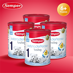 Combo 4 Sữa bột công thức Semper Nutradefense Baby 1 400g/hộp