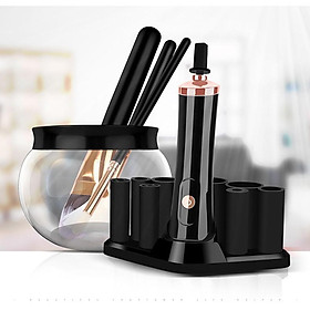 Máy rửa cọ trang điểm Makeup Brush Cleaner Bộ 10 chi tiết - Skylife