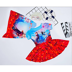 Đầm hóa trang công chúa bé gái từ 11-41kg -Tặng ngay áo choàng kèm mặt nạ