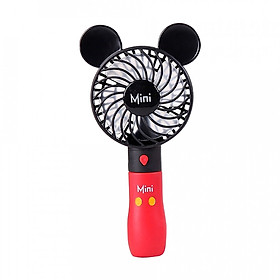 Mua Quạt Cầm Tay 4 Cánh 3 chế độ gió siêu mát Thiết Kế Nhỏ Gọn - Thông Minh kèm cáp sạc và pin giao màu ngẫu nhiên- hàng chính hãng