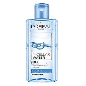 Nước Tẩy Trang Tươi Mát L'Oreal Paris 3-in-1 Micellar Water (95ml)