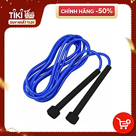 Ảnh bìa Dây nhảy tập thể dục, thể hình, chất liệu nylon chất lượng cao, tay cầm chống trơn trượt-Màu xanh dương