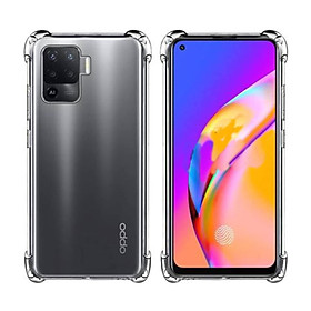 Ốp lưng cho Oppo Reno 2 3 4 5 6 7 8 F Z Pro 5G 4G trong suốt chống sốc bật led phát sáng