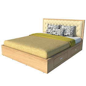 Giường ngủ 2 hộc kéo Tundo 160cm x 200cm