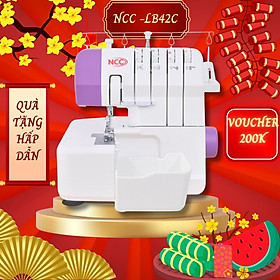 Máy vắt sổ gia đình NCC - LB42C - Thương hiệu uy tín - Hàng chính hãng