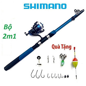 Combo bộ cần rút shimano cần dài 3m6 + máy BL 6000 cần tải cá lên 10kg siêu đẹp siêu bền 1 bộ y hình