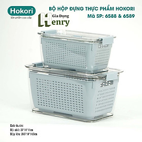 Mua Hộp đựng thực phẩm Hokori - Hàng nhựa Việt Nhật có khóa thoát khí  có lỗ thoát nước