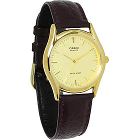 Đồng Hồ Nam Dây Da Casio MTP-1094Q-9A (34mm) - Nâu