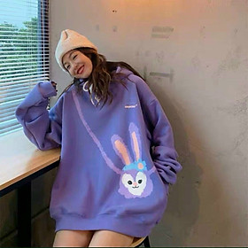 Áo hoodie nữ họa tiết thỏ