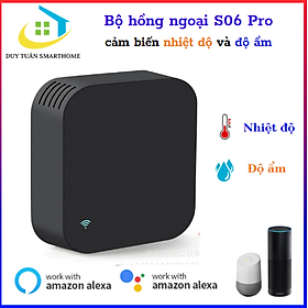 Điều khiển hồng ngoại tuya wifi, cảm biến nhiệt độ, độ ẩm màn hình lcd