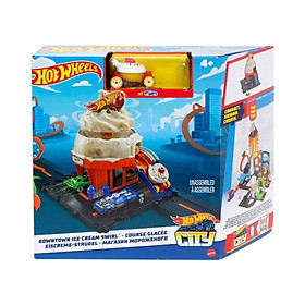 Hình ảnh Đồ Chơi HOT WHEELS Tiệm Bán Kem Hot Wheels City HKX38/HDR24