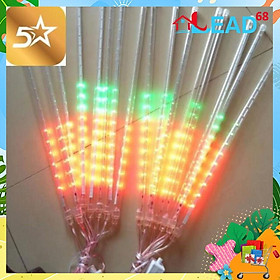 ĐÈN NHÁY LED HÌNH ỐNG SAO BĂNG [HỘP 8 ỐNG 50 CM] ( Shop 5 sao ) 