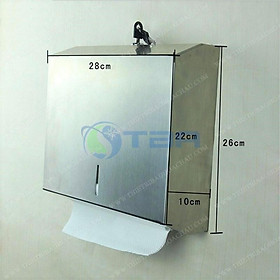 Mua Hộp đựng khăn giấy hình chữ nhật INOX  sử dụng nhà hàng